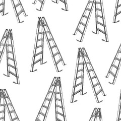 pattern of a folding ladder