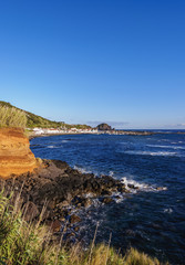 Fototapeta na wymiar View towards Lajes do Pico, Pico Island, Azores, Portugal