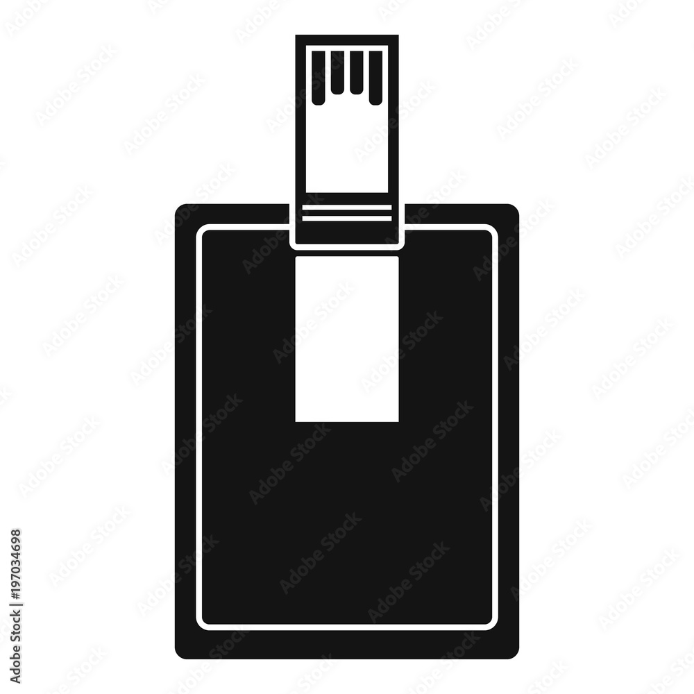 Poster key connector icon. simple illustration of key connector vector icon for web
