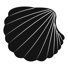 Nature shell icon. Simple illustration of nature shell vector icon for web