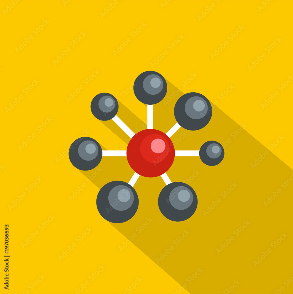 Aufkleber round lattice icon. flat illustration of round lattice vector icon for web