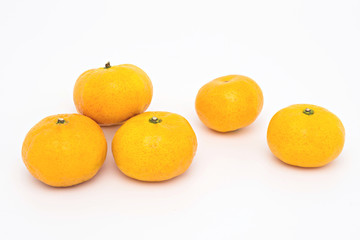Orange fruit isolated.