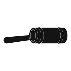 Justice gavel icon. Simple illustration of justice gavel vector icon for web