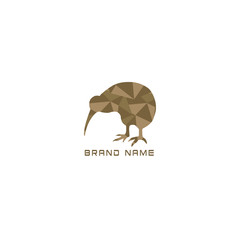 modern logo bird geometric
