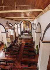 Church of Santo Antonio, interior, Sao Roque do Pico, Pico Island, Azores, Portugal