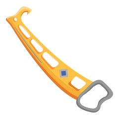 Climbing equipment icon. Flat illustration of climbing equipment vector icon for web