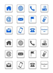 Contact icons - buttons