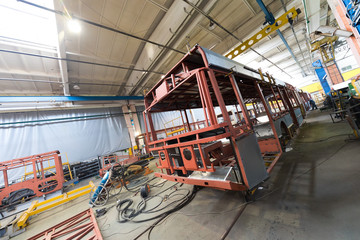 Bus production manufacture