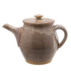 Tea pot  japanese style isolated on a white background