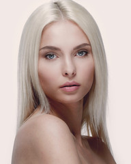 Fototapeta premium Portrait of a beautiful stylish young woman.