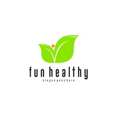 Fototapeta na wymiar Fun logo