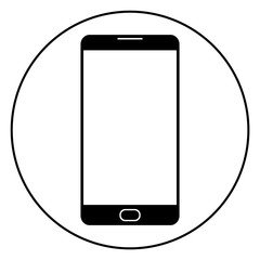 Icons smartphone, mobile phone.