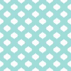Decorative geometric pattern. Quatrefoil background