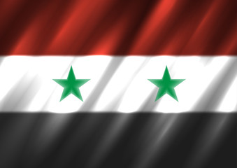 Syria national flag background