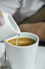 Iced Coffee, Coffee - Drink, Latte, Milk, Ice Cube