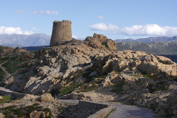 Alter Turm in L'Ile Rousse / Region Balagne, Korsika