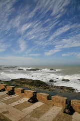 Battlements at Essaouira , Morroco