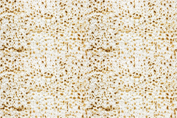 An overhead photo of matzah or matza. Seamless pattern. Matzah for the Jewish Passover holidays. Place for text, copy space. Selective soft focus. - 197060634