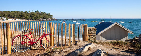 Vélo sur la côte à Noirmoutier