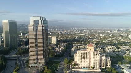 Aerial view of Beverly Hills