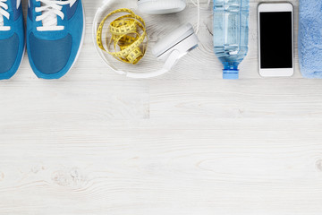 Fitness concept background