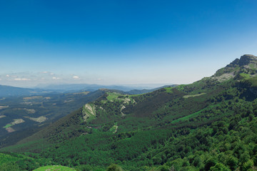 Mount Gorbea on a sunny day, Spain