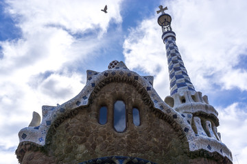 guard house in park guell