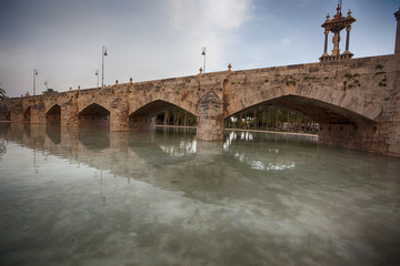 Valencia, Spain, the park of Turia,