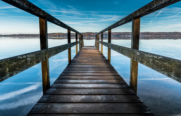 Fototapeta premium Ammersee Pier