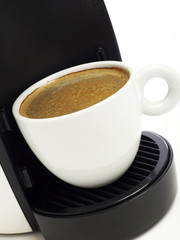 Coffee maker close-up