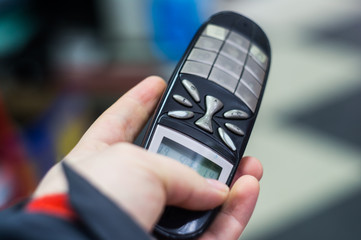 A person submits a phone