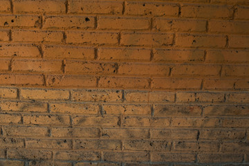Two color brick wall background