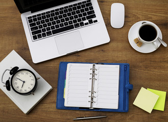 Personal organizer on desk