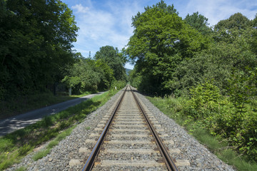 Obraz premium Bahnschiene