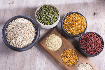  super foods organized as a collection on the table