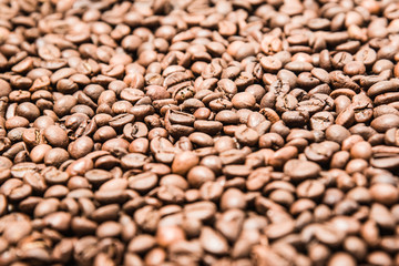 coffee fried in beans
