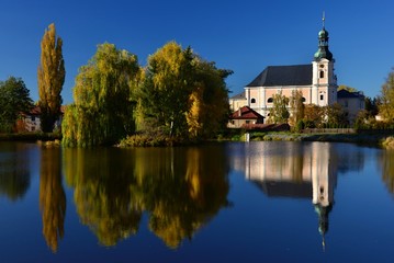 Fototapeta premium Church Obořiště - Czech Republic