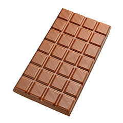 Chocolate bar isolated