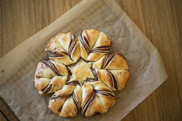 nutella star bread