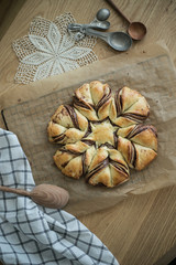 nutella star bread