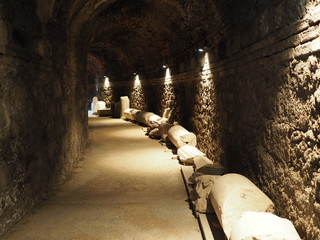 ギリシャ・ローマ劇場　カターニア　シチリア　イタリア