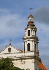 Fototapeta na wymiar Church of St Archangel Raphael in Vilnius