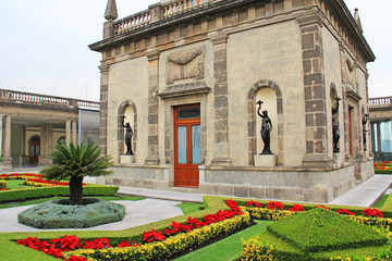 Obraz premium Los jardines del Castillo de Chapultepec Mexico