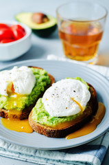 Poached egg Avocado Rye Toasts