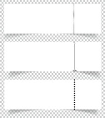 Blank event concert ticket mockup template. Concert, party or festival ticket design template