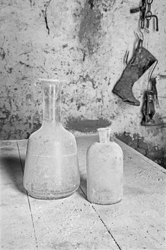The olf flask from old willage chamber.