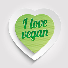 Heart Vegan Symbol