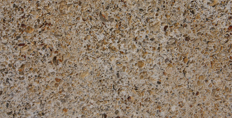 Stone formed from sea shells