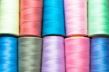 Colored thread background