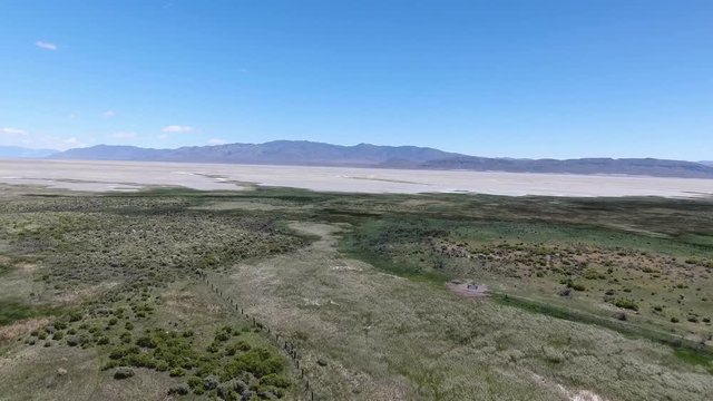 The Pyramid Playa flows directly into the Black Rock Desert in Nevada.